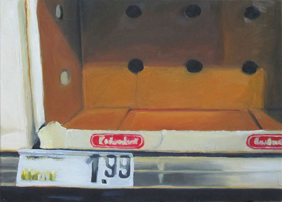 „Hamsterkauf“, Öl auf Leinwand, 66 x 55 cm, 2012