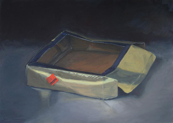 „Goldschachtel", Öl auf Leinwand, 70 x 50 cm, 2020