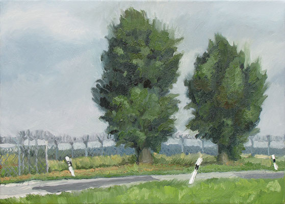 "Am Irrhain", Öl auf Leinwand, 60 x43 cm, 2006
