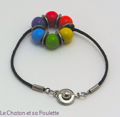 Bracelet Sensation 3 - Le Chaton et sa Poulette