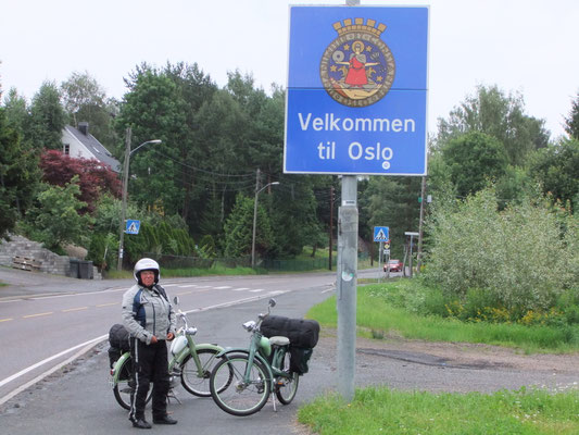 Ankunft in Oslo