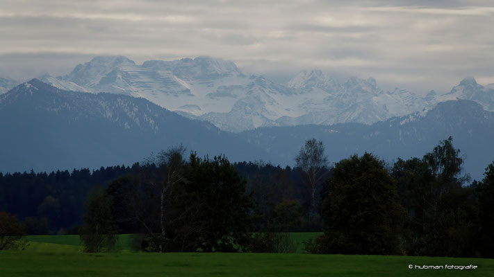 Blick in die Alpen