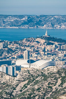 Marseille - Notre dame de la garde - le stade vélodromme - 046