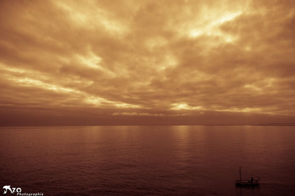 La mer et son immensité, un soir d'été depuis le Cap de Nice