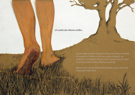 Da stehe ich drauf, Seite 2, Collage, Juliana Guger, 2024