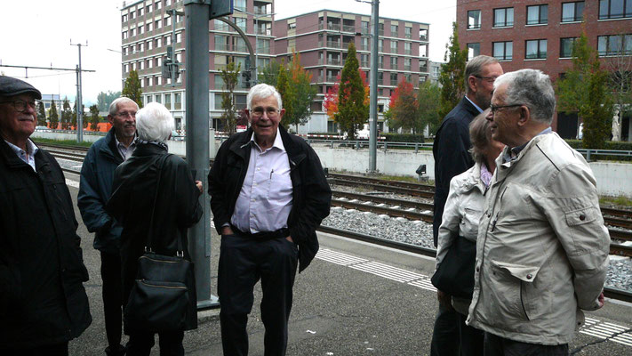 Ankunft Arbon: Kanu, Goliath, Traudel, Chrusel, Micky, Susi, Pröschtli