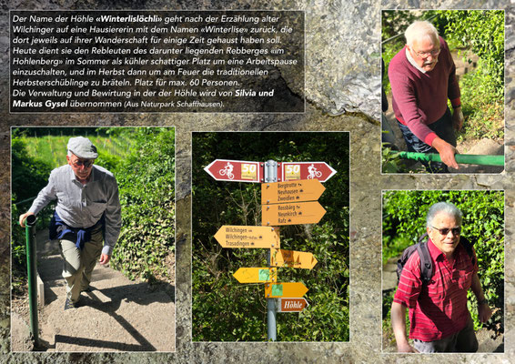 Treppauf zum Winterlislöchli