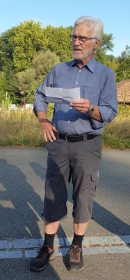 Dichter und Wanderleiter Glenn
