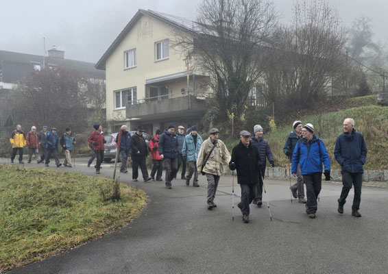 Durchmarsch in Wilchingen