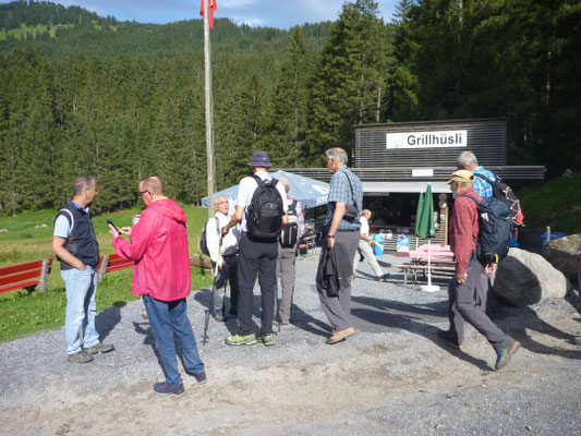 Kaffehalt am Voralpsee: Ready, Chnoche, Strotz, Pegel, Hindu, Chlotz, Krach, Bison