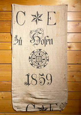 Wohlen, Rest. Kreuz, Getreidesack 1859