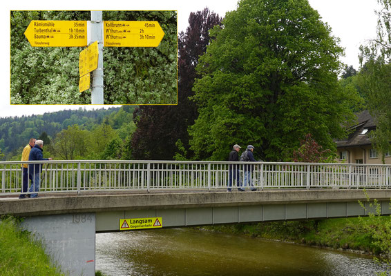 Langsam - Gegenverkehr!