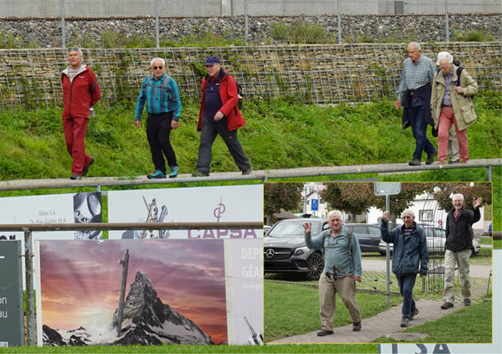 L'Olé-Anmarsch: Flash, strotz, Delta - Dandy, Plato / falco, Goliath, Pegel