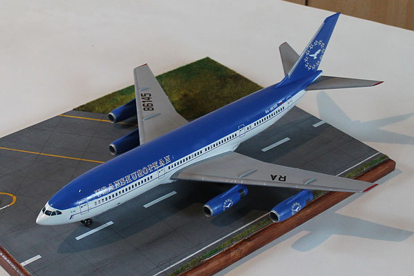 IL 86 Transeuropean Airlines " RA-86145 "  Zvesda 1/144 5