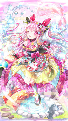 2019年6月　カードイラストらしさを考えながら描いてみました。