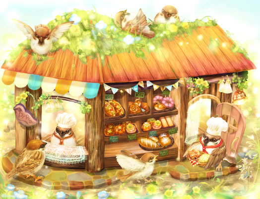 2020年6月　スズメのパン屋さん