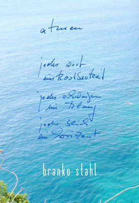 atmen - branko stahl </br> Menschenkenntnis - lyrik belletristik romane