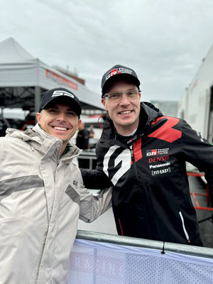 Jürgen mit Jari Matti Latvala