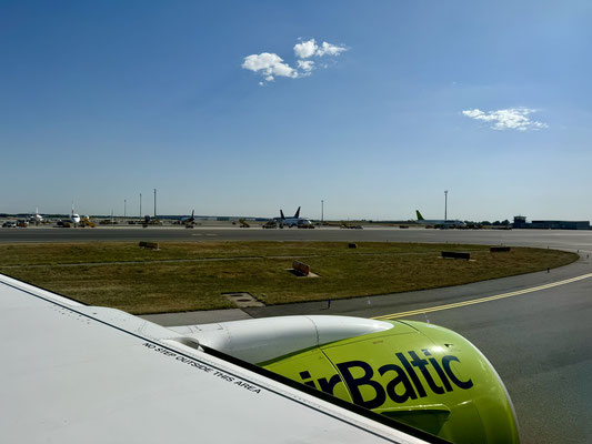 Abflug von Wien