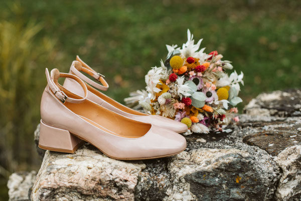 Ros Arum_mariage fleurs séchées coloré_bouquet de mariée_fleuriste mariage rumilly