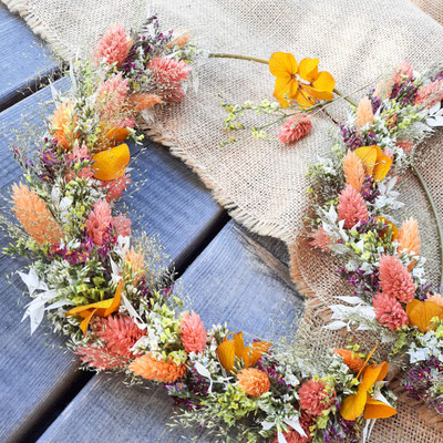 Ros Arum_couronne de fleurs séchées_fleuriste Rumilly
