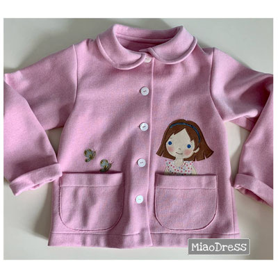 Giacchino in felpa - Miaodress Creative Design - Handmade - Italian Style