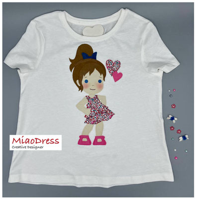 T-shirt - Miaodress Creative Design - Handmade - Italian Style