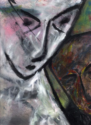 Sans titre - 50 x 65 - Acrylique sur papier - 1992 