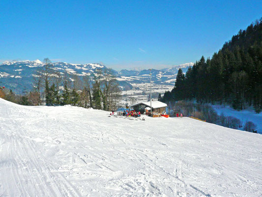 Blick von der Skipiste