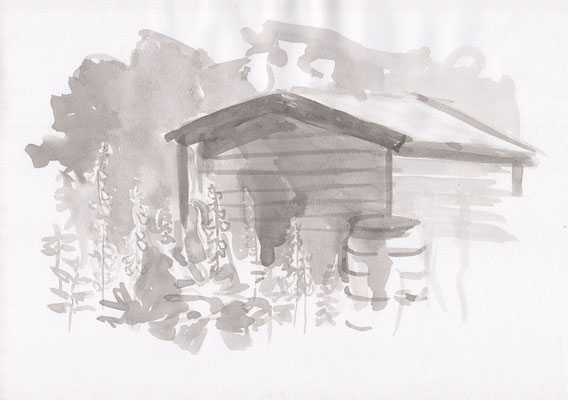 Selatuinen 1, Ink on A4 paper, 40 euro