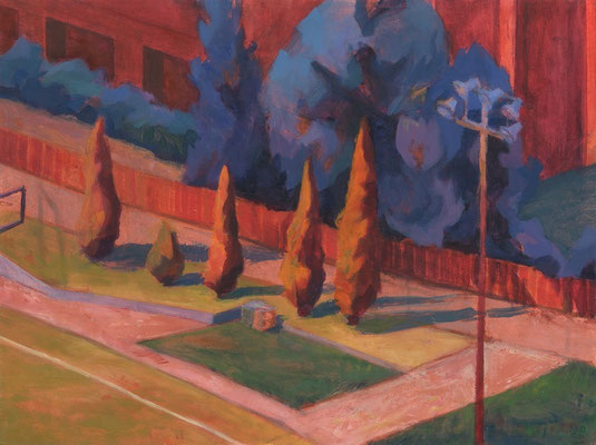 In Memory of Seven Months of Nausea, Oil on board, 23 x 30,5 cm