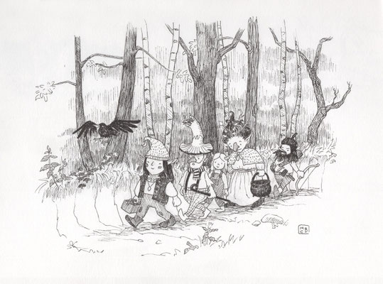 Ink on paper