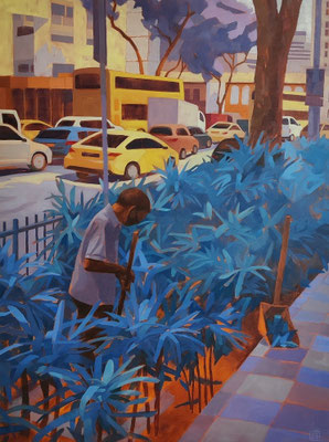 Little India - Oil on linen - 122 x 92 cm - 1200 euro