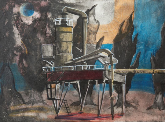 Trapped, Mixed Media on MDF, 200 euro