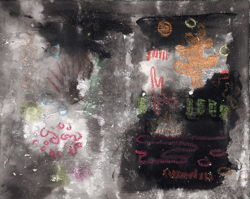 The Walk, Mixed Media on MDF, 100 euro