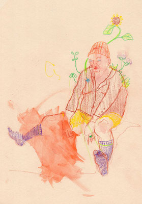 Mixed Media on A4 paper, 45 euro