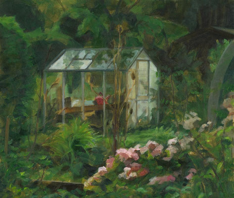My Mother's Garden #7 - Oil on MDF - 30 x 35 cm - 350 euro