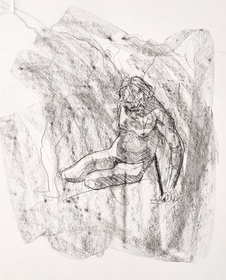 Charcoal on +/-A3 paper, 85 euro