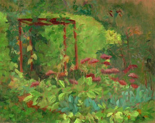 September, Oil on MDF, 20x25cm