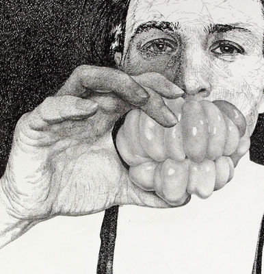 Mit Paprikagebiss (Detail)