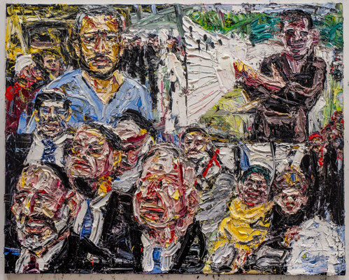 Muhammad Qandil (Arzt Nasser-Spital Gaza) / Amit Gottlieb (israelischer Bauunternehmer) / Teile der israelischen Regierung: Itamar Ben-Qir, Yoav Gallant, Bezalel Smotrich etc./ Flüchtlingskinder mit Eselskarren