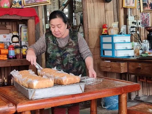 Unsere Frühstücksbäckerei in Doi Mae Salong 