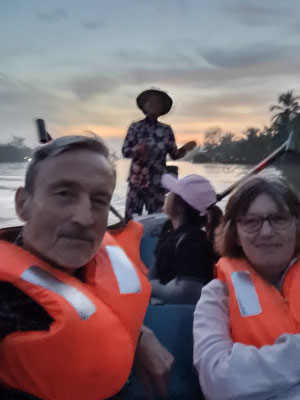 Auf dem Mekong