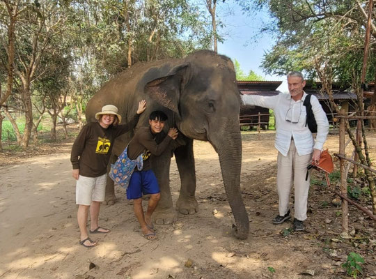 "Unsere" schwangere Nopo mit Chile, ihrem Mahout