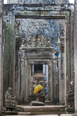 Bouddha dans le temple du Bayon