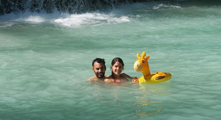Baignade rafraîchissante