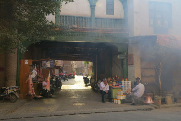 Les petites ruelles animées du "vieux" Kashgar