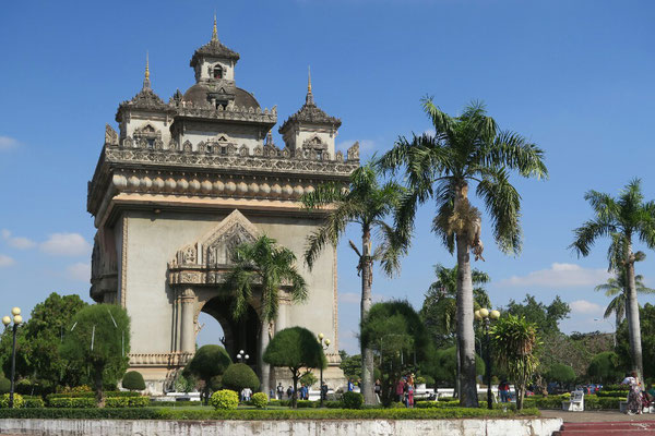 L'arc de triomphe de Vientiane