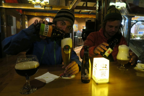 Et même des bières belges... à Shangri-la