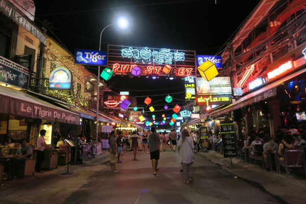 Pub street de Siem Reap